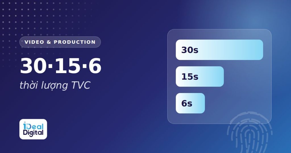 TVC 30s, 15s hay 6s: chọn thời lượng theo mục tiêu và kênh phát