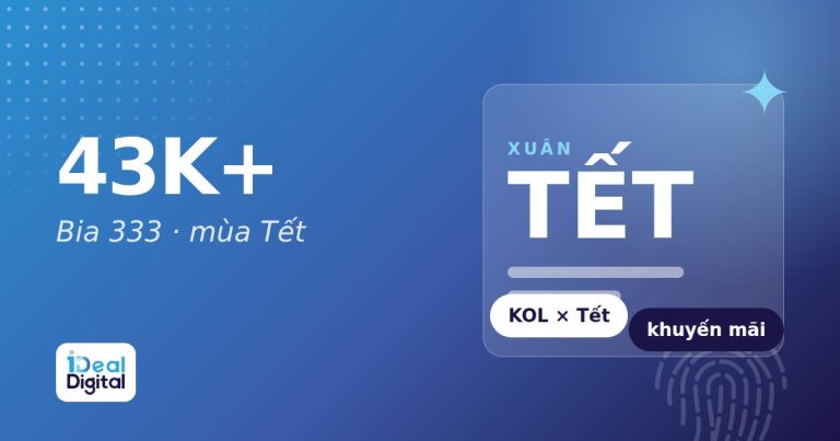 Bia 333: chiến dịch KOL mùa Tết kêu gọi “nhấc thùng 333”