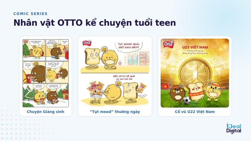 Truyện tranh OTTO với nhân vật thương hiệu