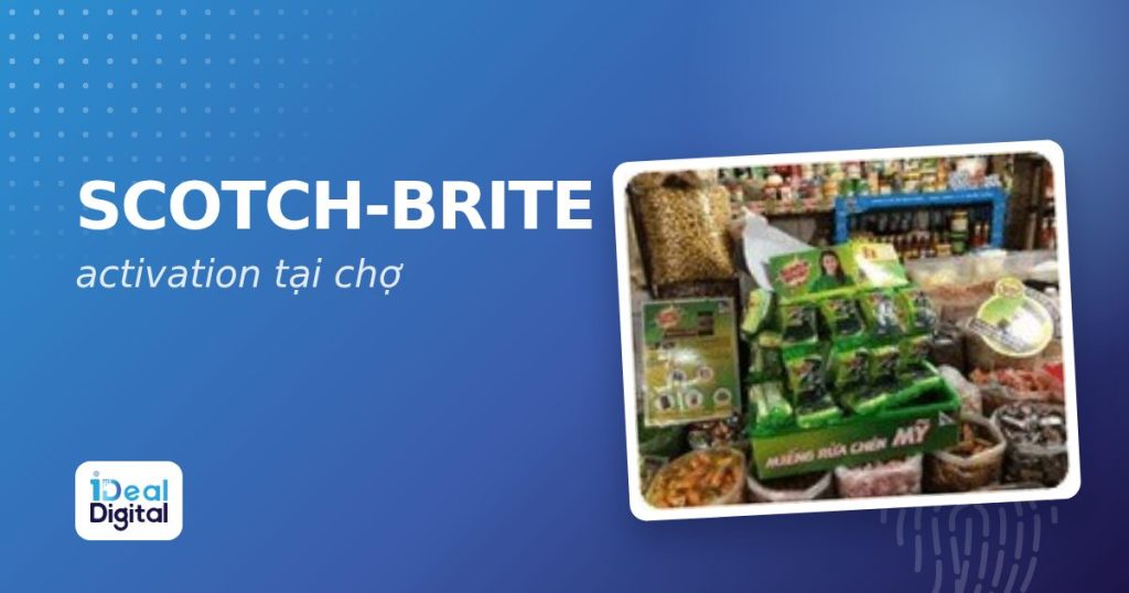 3M Scotch-Brite: activation tại chợ truyền thống, đạt 100% doanh số