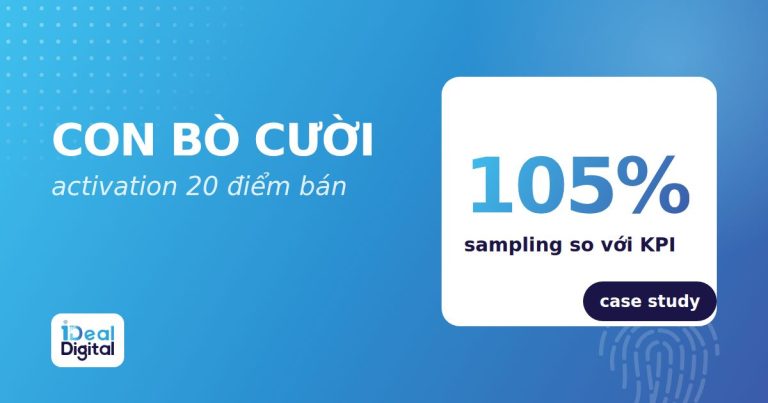 Con Bò Cười (Bell Vietnam): activation 20 điểm bán, sampling đạt 105%