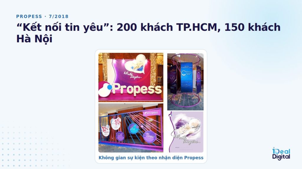 Không gian sự kiện Propess Kết nối tin yêu