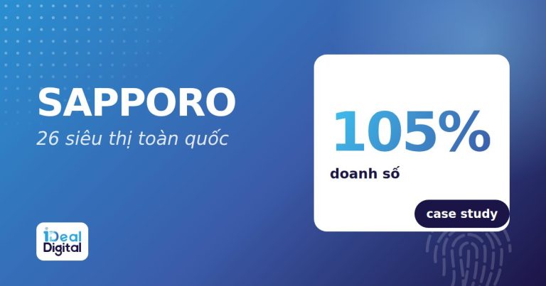 Sapporo: activation tại 26 siêu thị toàn quốc, doanh số đạt 105%